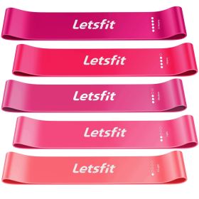 Fitness belt 5P Resistance Bands for Legs and Butt-Resistance Bands for Women Butt and Legs; Workout Bands for Women; Fabric Booty Resistance Ban